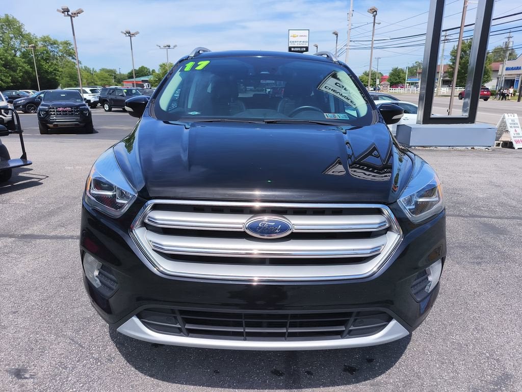 Used 2017 Ford Escape Titanium with VIN 1FMCU9JD7HUB00281 for sale in Girard, PA