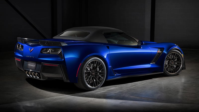 sporty aesthetics of the Chevy Corvette Z06.